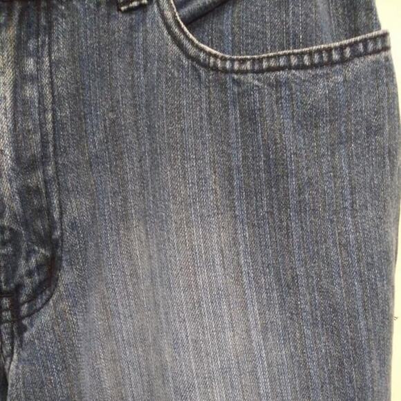 Vintage  NYJeans New York & Company Striped High Rise Bootcut Jeans Sz 8 - Picture 7 of 8